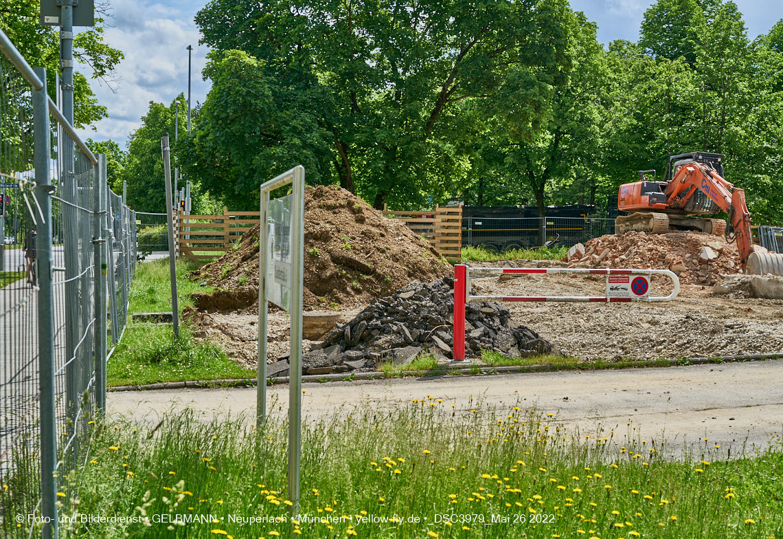 26.05.2022 - Baustelle am Haus für Kinder in Neuperlach